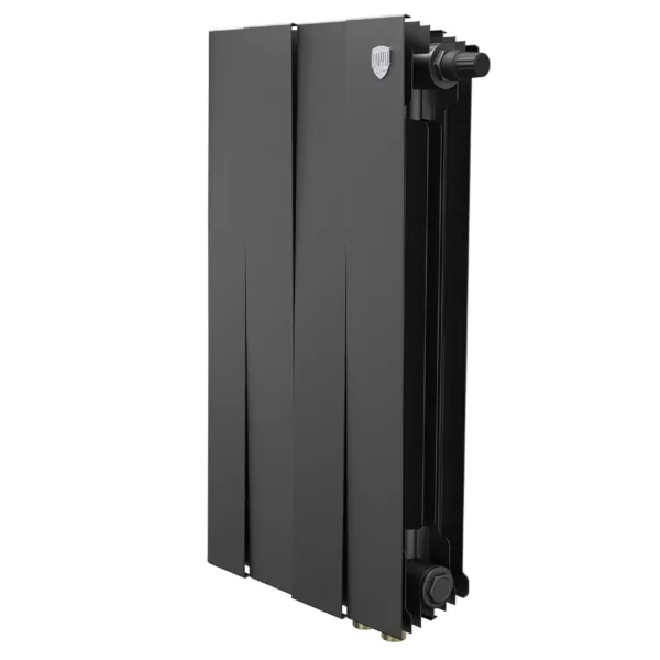 Радиатор биметаллический Royal Thermo PianoForte 500 Чёрный VR80 - 4 секц.