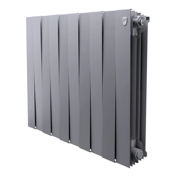 Радиатор биметаллический Royal Thermo PianoForte 500 Серебристый - 10 секц.