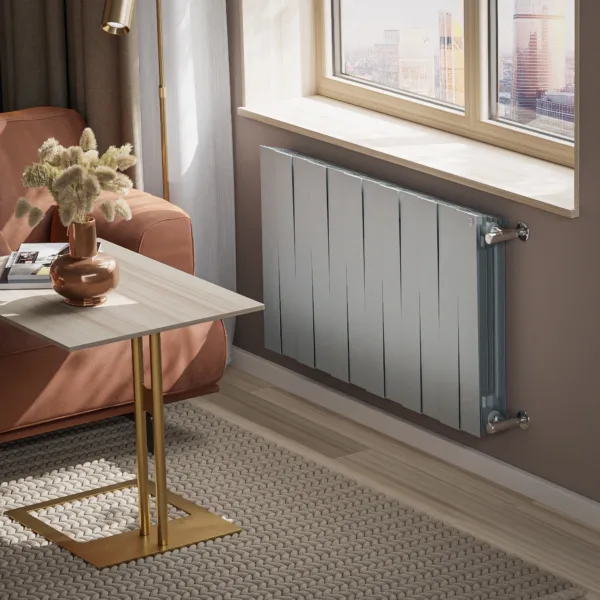 Радиатор биметаллический Royal Thermo PianoForte 500 Серебристый - 12 секц. — изображение 5