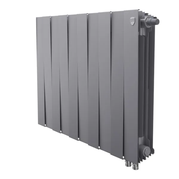Радиатор биметаллический Royal Thermo PianoForte 500 Серебристый VR80 - 12 секц.