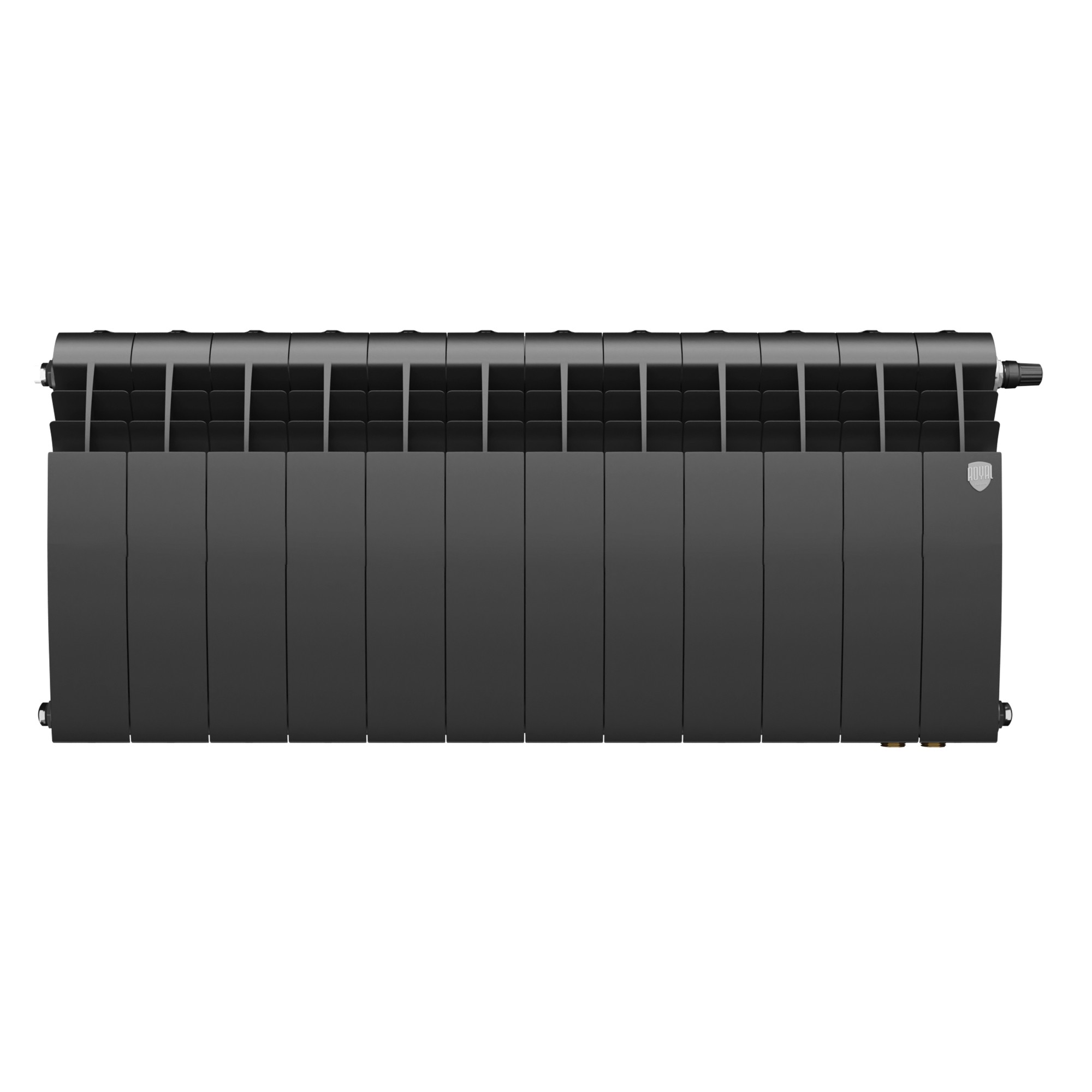 Радиатор Royal Thermo BiLiner 350 Noir Sable VR80 - 12 секц. — изображение 2