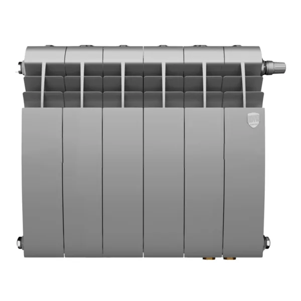 Радиатор Royal Thermo BiLiner 350 Silver Satin VR80 - 6 секц. — изображение 2