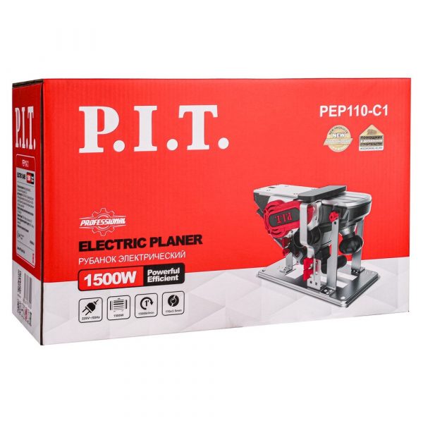 Рубанок PIT PEP110-C1 (1500Вт, ширина 110мм, глубина 0-3.5 мм, 15000об/мин, стационар) — изображение 8