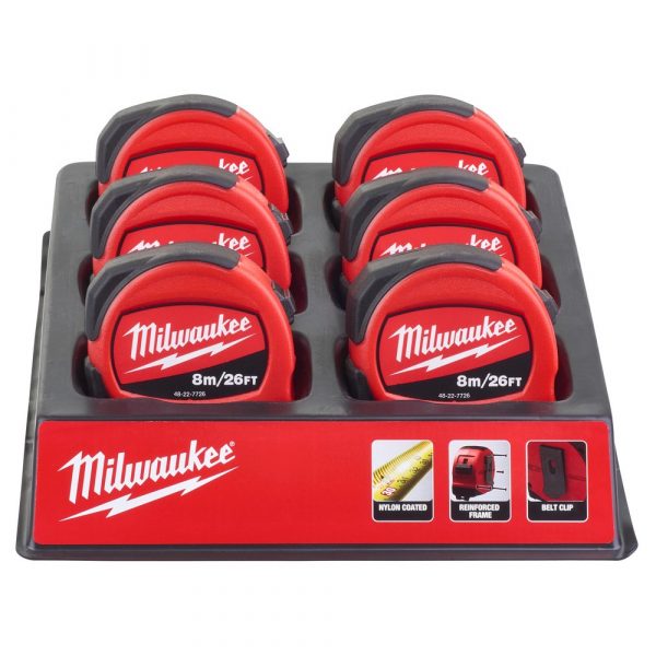 Рулетка Milwaukee SLIM 8м / ширна 25мм — изображение 7