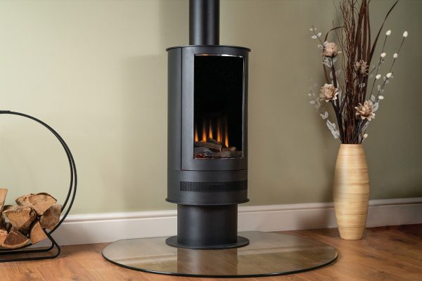 Широкие очаги British Fires Классические Ashurst Barrel Stove