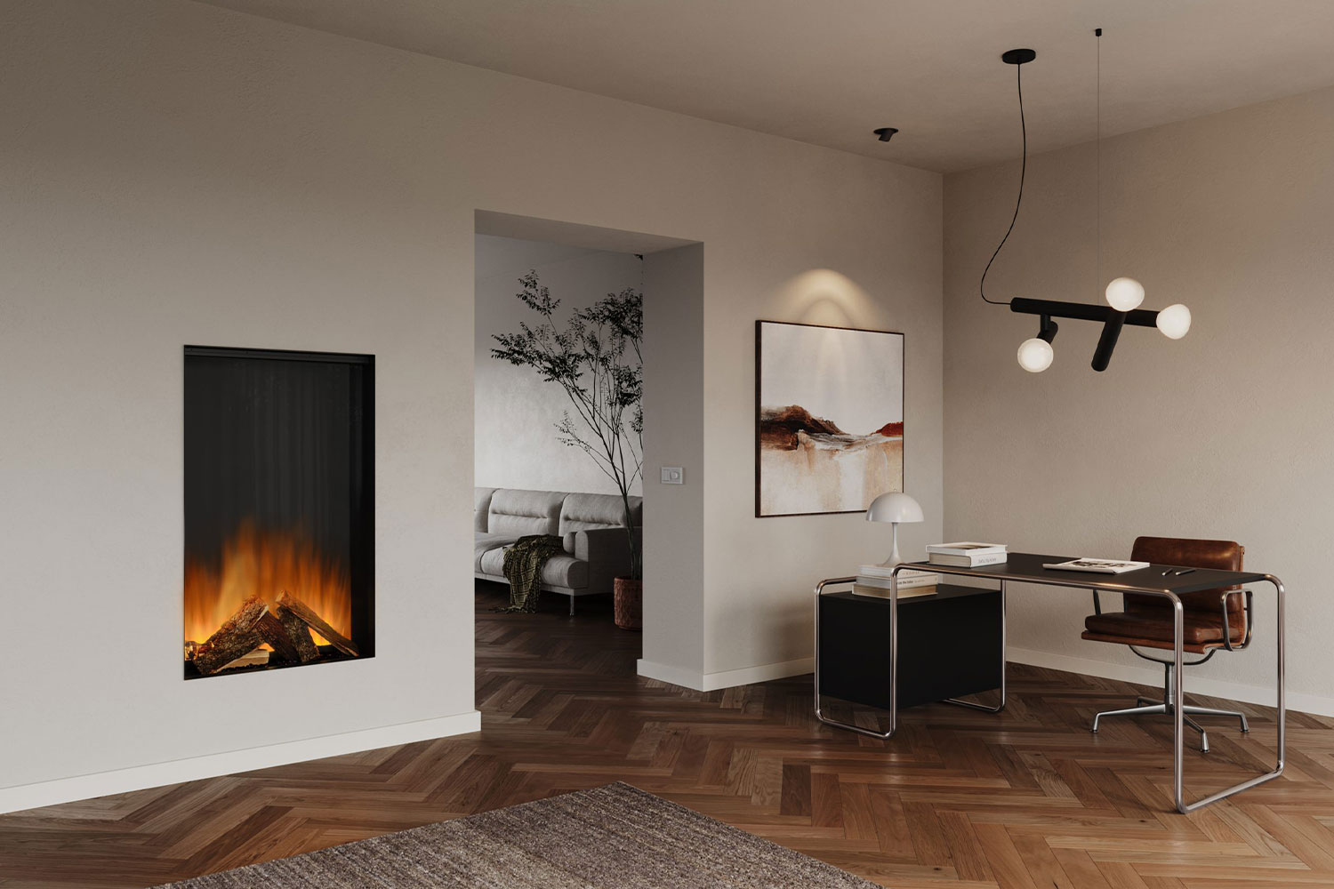 Широкие очаги Классические New Forest Tall Deluxe Knightwood — изображение 4