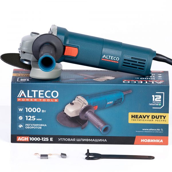 Шлифмашина ALTECO угловая AGH 1000-125 Е HEAVY DUTY — изображение 8