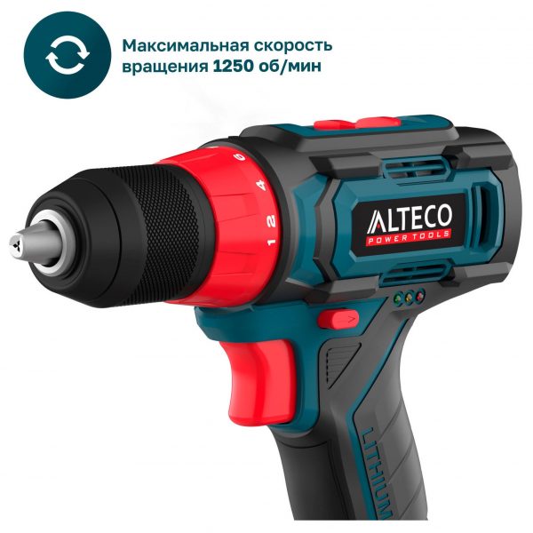 Шуруповерт ALTECO дрель аккумуляторная CD 21-35 — изображение 4