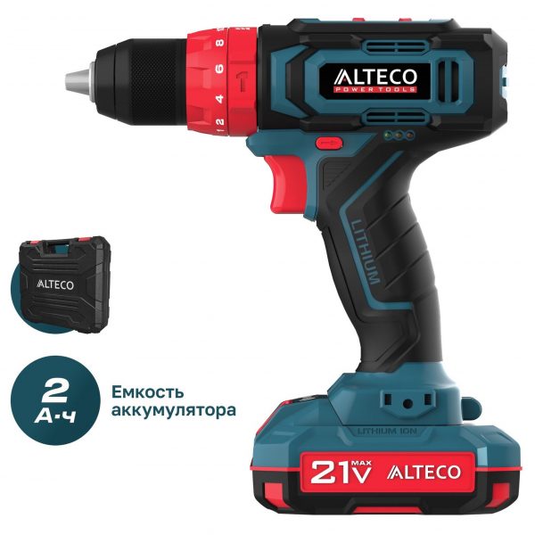 Шуруповерт ALTECO дрель аккумуляторная CID 21-35 ударная — изображение 5
