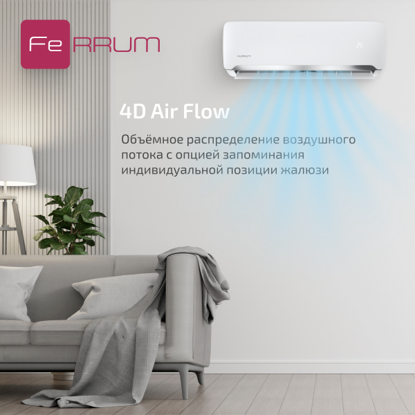 Сплит-система FeRRUM Force (on/off)   FIS07F2 / FOS07F2 — изображение 5