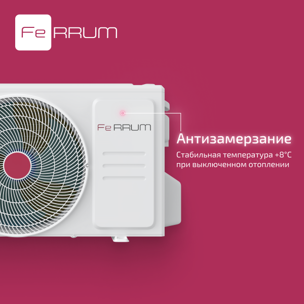Сплит-система FeRRUM Force (on/off)   FIS07F2 / FOS07F2 — изображение 7