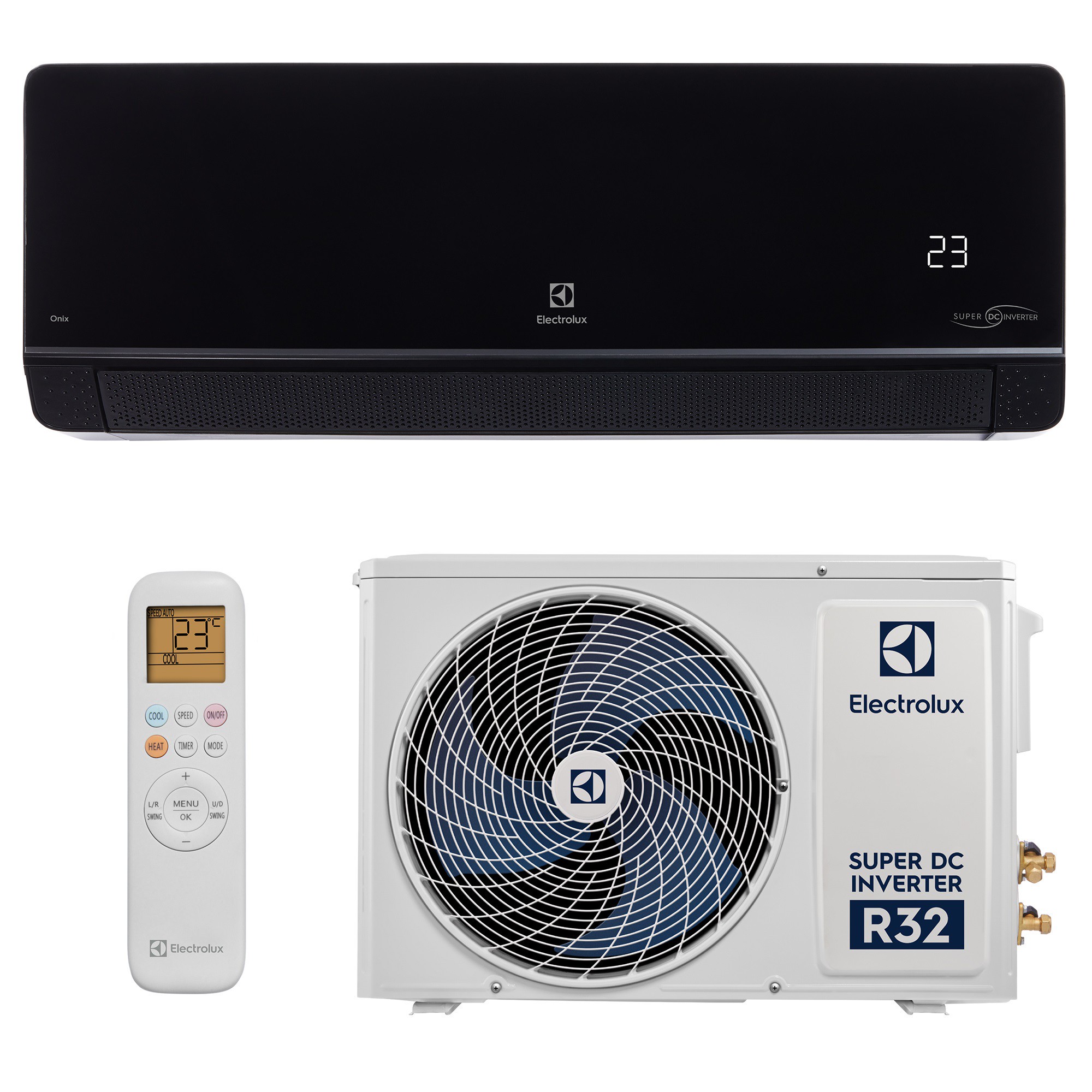 Сплит-система инверторного типа Electrolux Onix Super DC EACS/I-12HIX-BLACK/N8 комплект — изображение 8