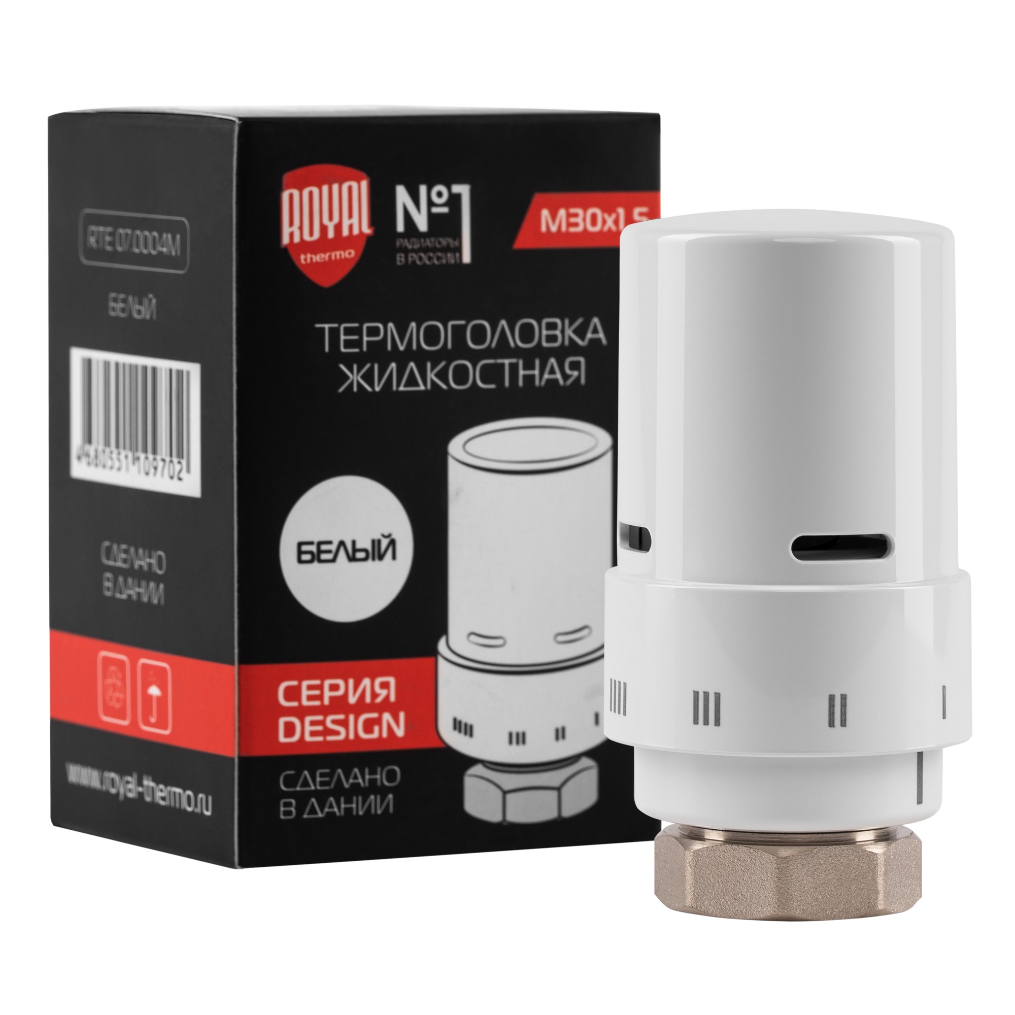 Термоголовка жидкостная Royal Thermo Design М30х1