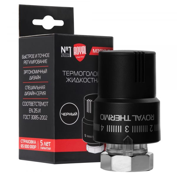 Термоголовка жидкостная Royal Thermo Design М30х1