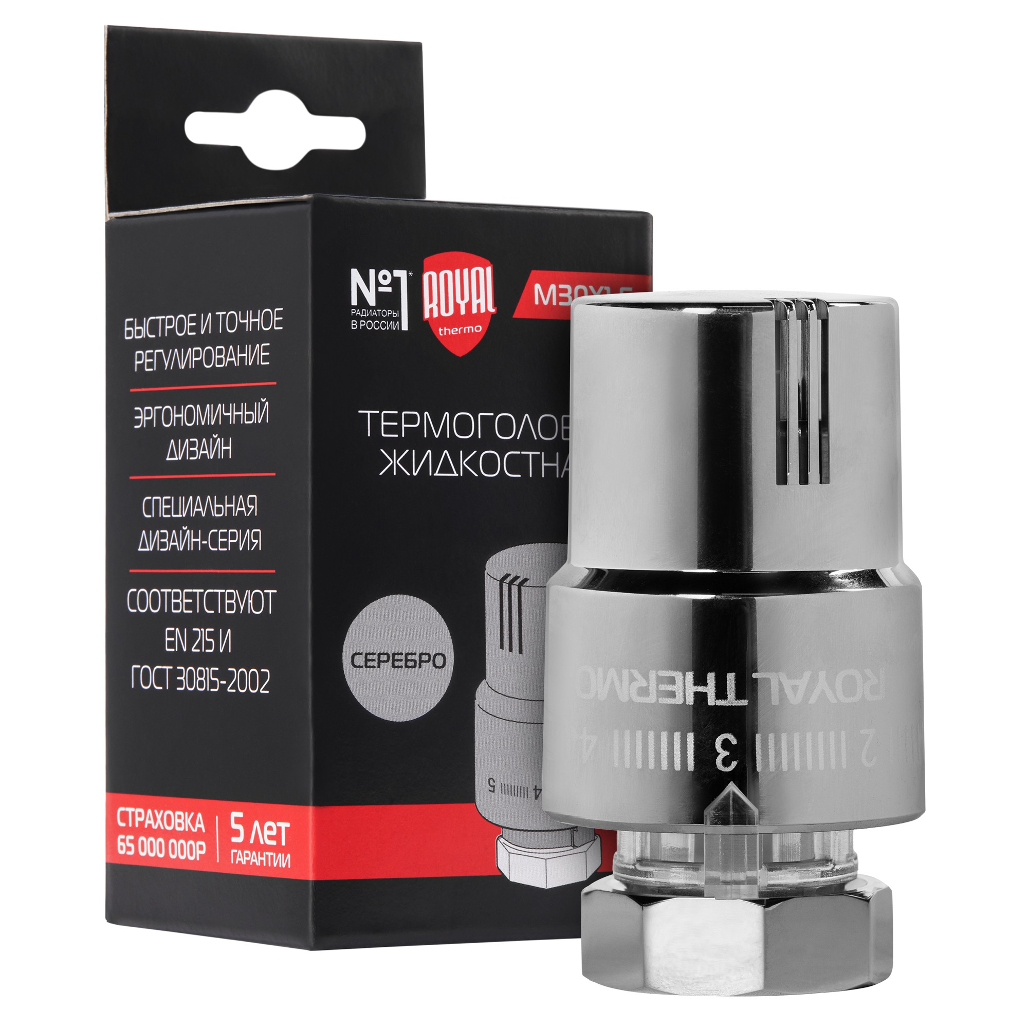 Термоголовка жидкостная Royal Thermo Design М30х1