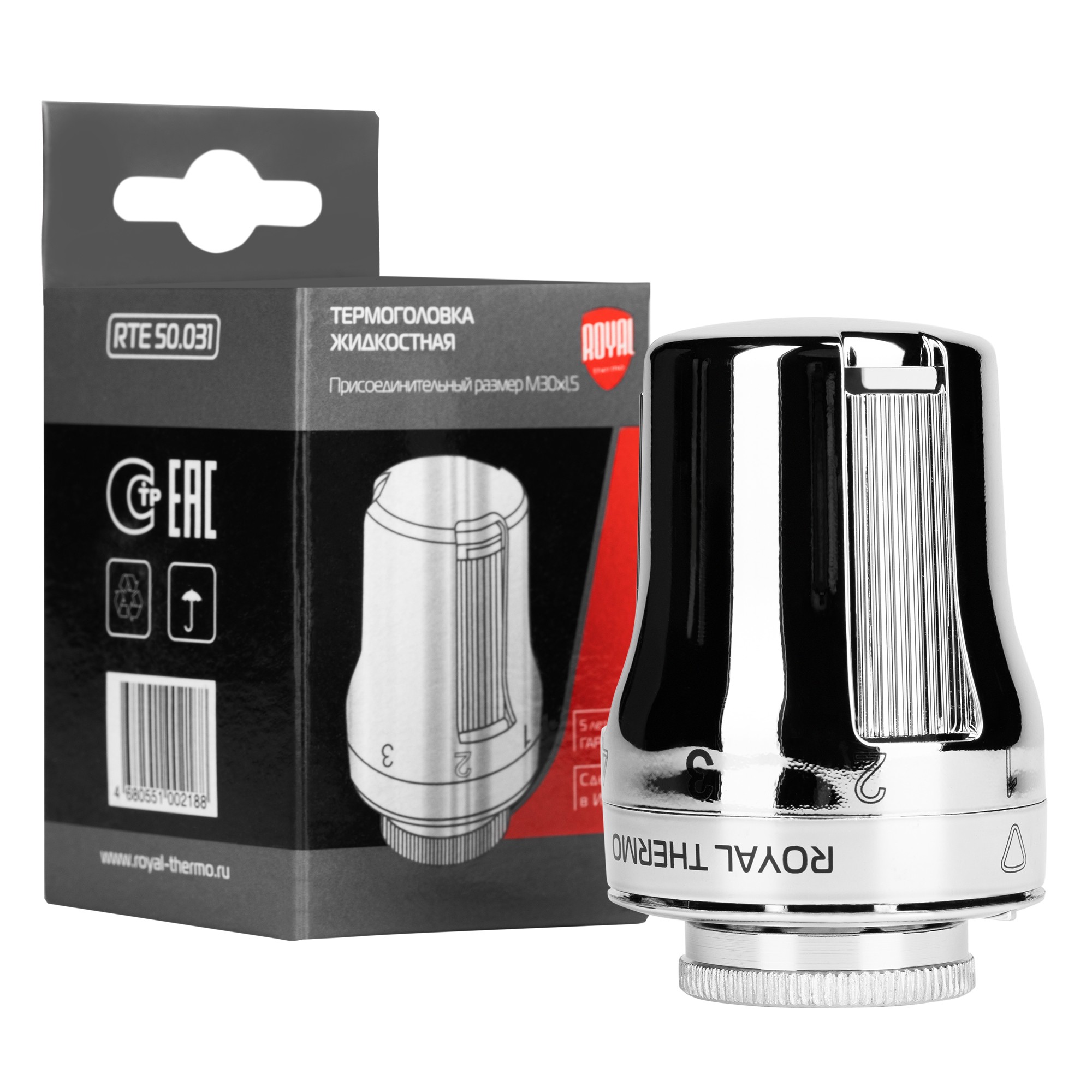 Термоголовка жидкостная Royal Thermo M30 x 1