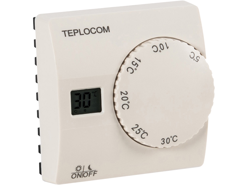 Термостат комнатный Teplocom TS-2AA/8A проводной