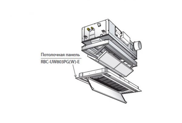 Toshiba Toshiba Потолочная панель (RBC-UW803PG(W)-E) — изображение 2
