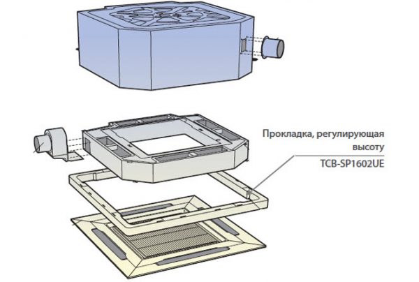 Toshiba Toshiba Прокладка, регулирующая высоту (TCB-SP1602UE) — изображение 2