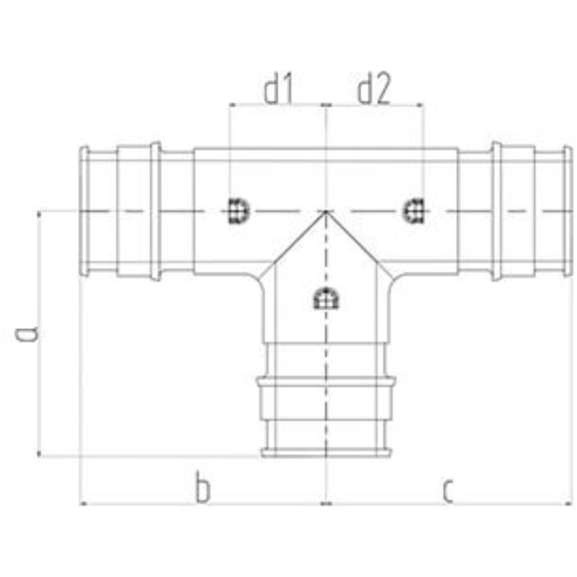 Тройник ONE PLUS PPSU 20 (100/20) — изображение 2