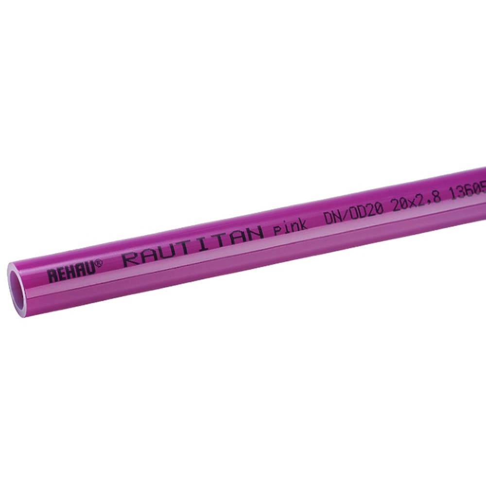 Труба универсальная REHAU RAUTITAN pink+ 20х2