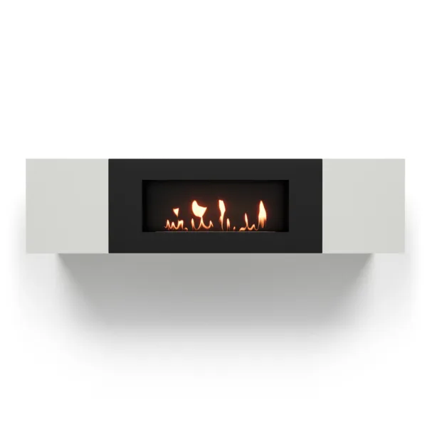 Тумба с биокамином Firelight BFP-P1600 белая — изображение 2