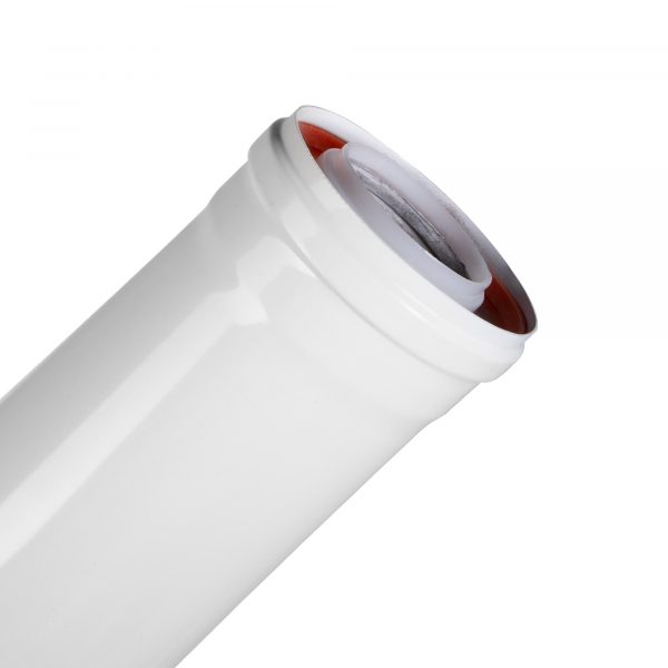 Удлинитель коаксиального дымохода раструбн. Royal Thermo 60/100, 1000 мм — изображение 4