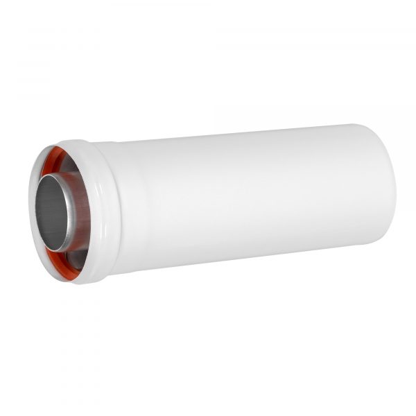 Удлинитель коаксиального дымохода раструбн. Royal Thermo 60/100