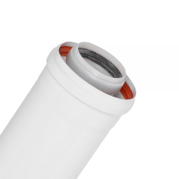 Удлинитель коаксиального дымохода раструбн. Royal Thermo 60/100, 500 мм для конденсационных котлов — изображение 3