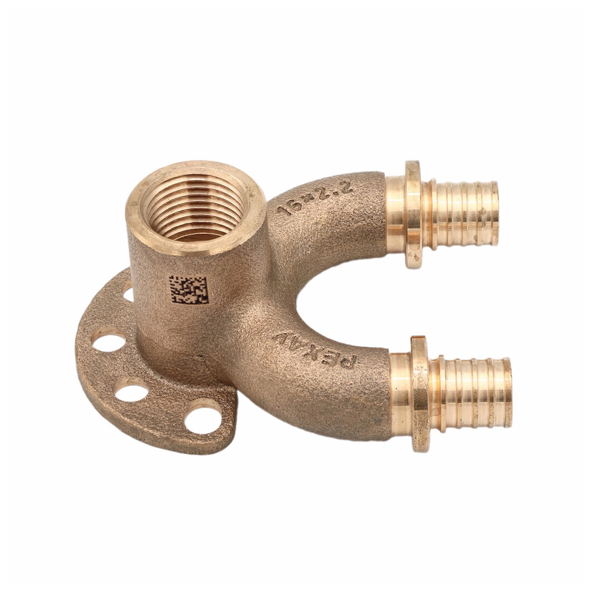 Угольник REHAU настенный ВР 16/16-1/2quot; RX+ короткий , бронза — изображение 5