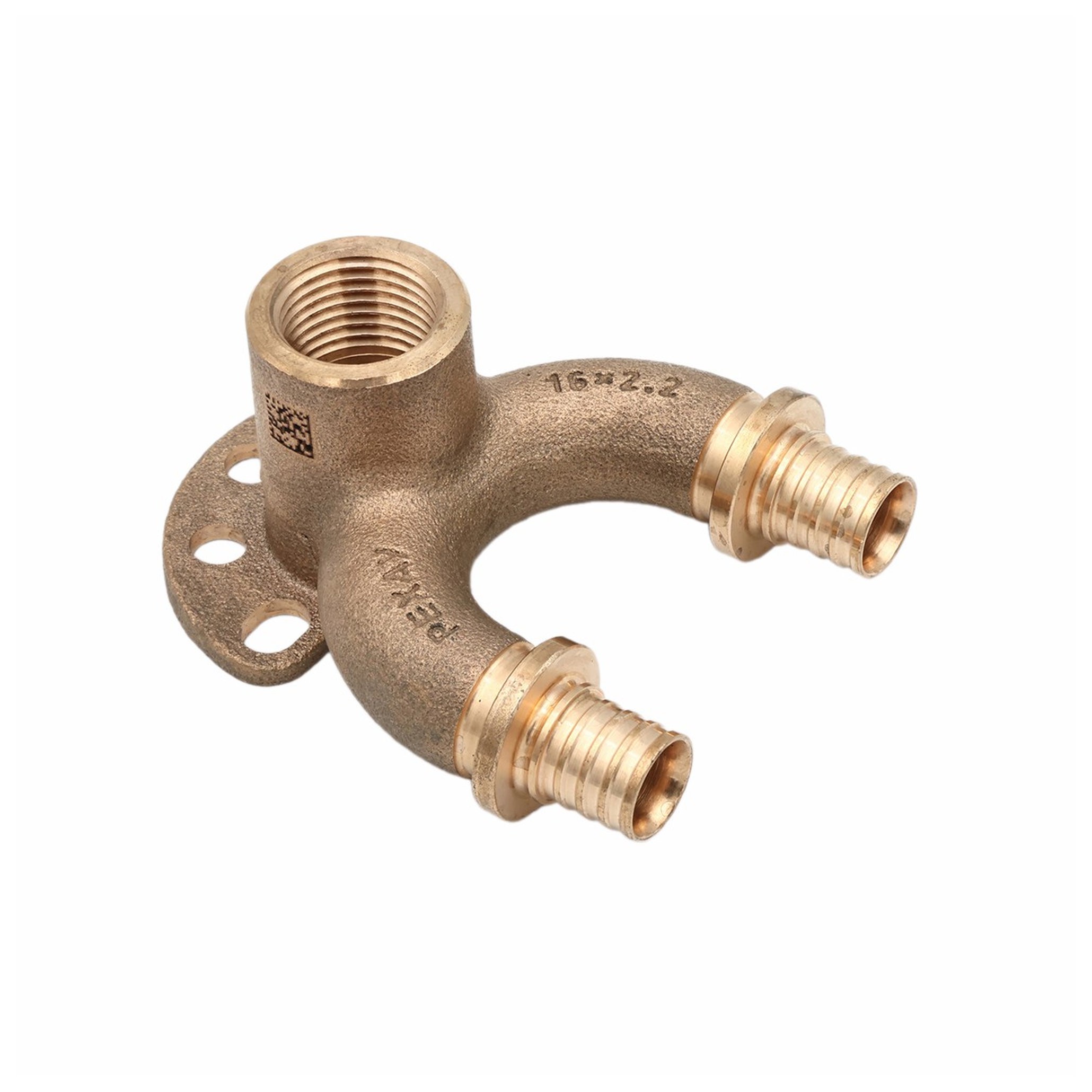 Угольник REHAU настенный ВР 16/16-1/2quot; RX+ короткий , бронза — изображение 7