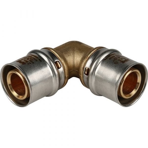 Угольник STOUT 90 26х26 для металлопластиковых труб пресс