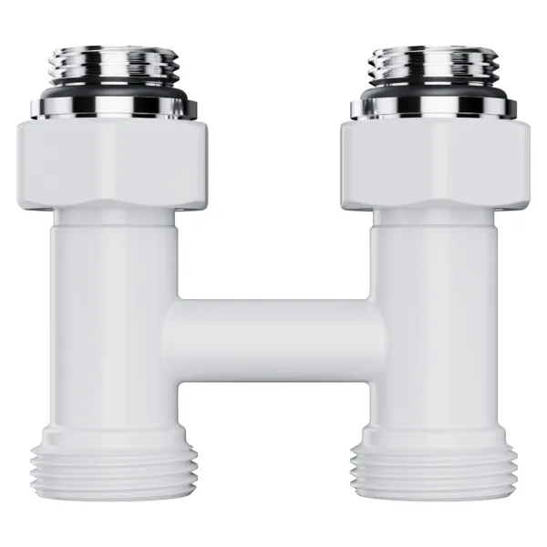 Узел нижнего подключения Royal Thermo Design прямой 1/2quot;х3/4quot; EK (белый) — изображение 5