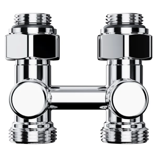 Узел нижнего подключения Royal Thermo Design прямой 1/2quot;х3/4quot;EK (хром) — изображение 3