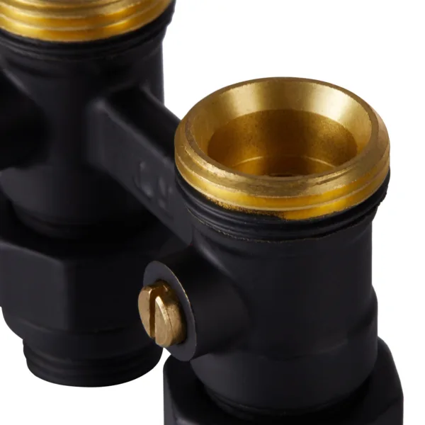 Узел нижнего подключения Royal Thermo прямой 1/2quot;х3/4quot; EK (черный) — изображение 4