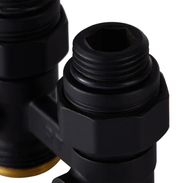 Узел нижнего подключения Royal Thermo прямой 1/2quot;х3/4quot; EK (черный) — изображение 6
