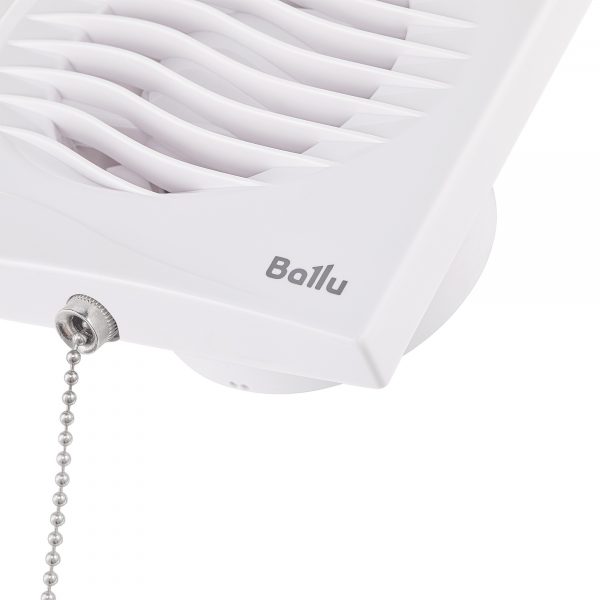 Вентилятор вытяжной Ballu BAF-AR 120 VP с обратным клапаном и тяговым выключателем — изображение 8
