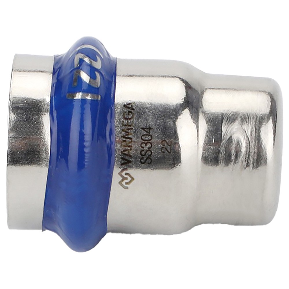 Заглушка VARMEGA раструбная Inox Press 22